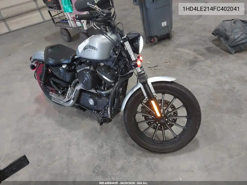 2015 Harley-Davidson Xl883 Iron 883 VIN: 1HD4LE214FC402041 Lot: 44984429