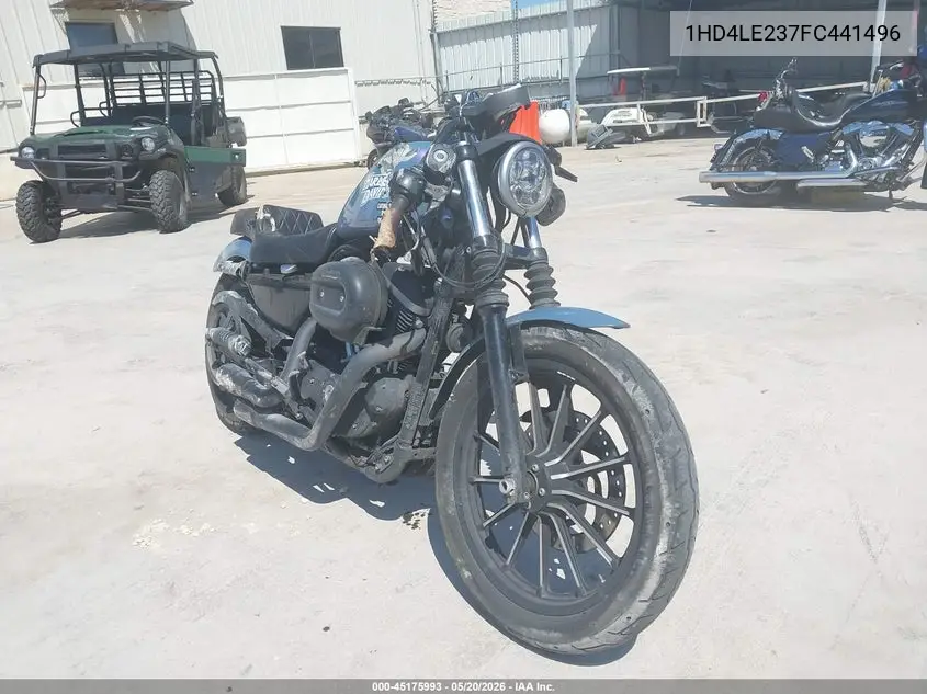 2015 Harley-Davidson Xl883 Iron 883 VIN: 1HD4LE237FC441496 Lot: 45175993