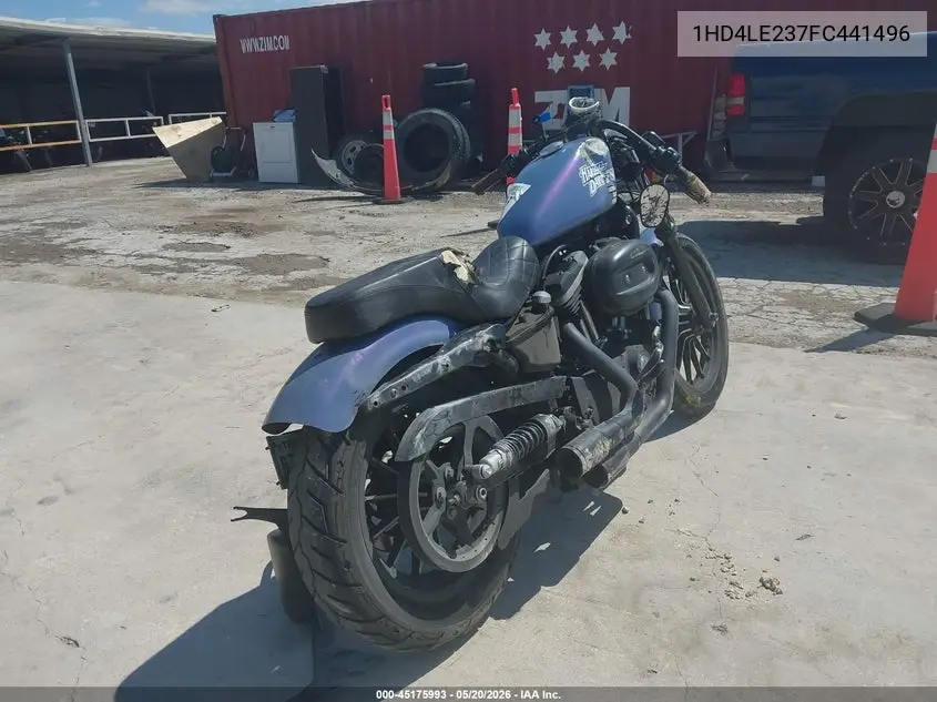 2015 Harley-Davidson Xl883 Iron 883 VIN: 1HD4LE237FC441496 Lot: 45175993