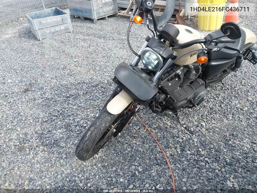 2015 Harley-Davidson Xl883 Iron 883 VIN: 1HD4LE216FC436711 Lot: 45397618
