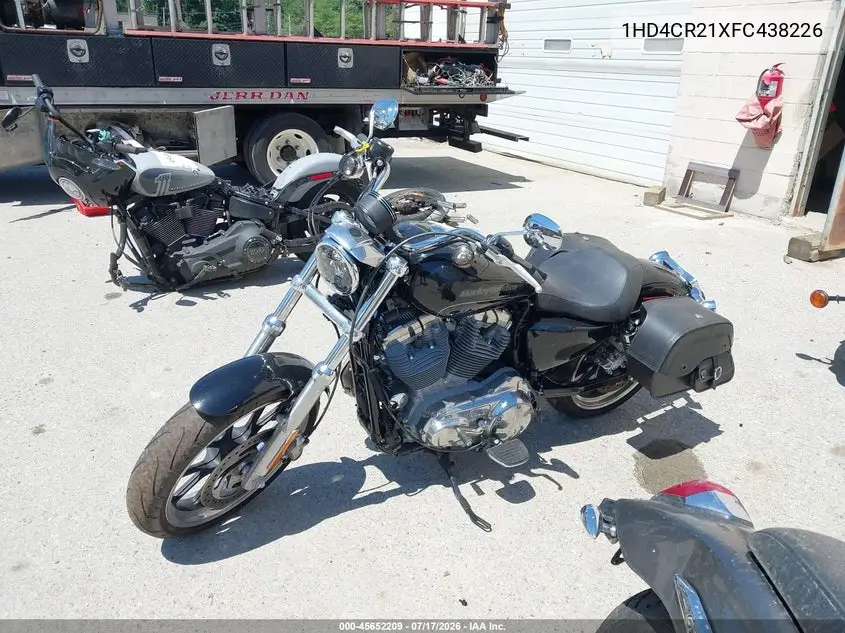 2015 Harley-Davidson Xl883 Superlow VIN: 1HD4CR21XFC438226 Lot: 45652209