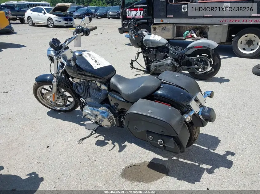 2015 Harley-Davidson Xl883 Superlow VIN: 1HD4CR21XFC438226 Lot: 45652209