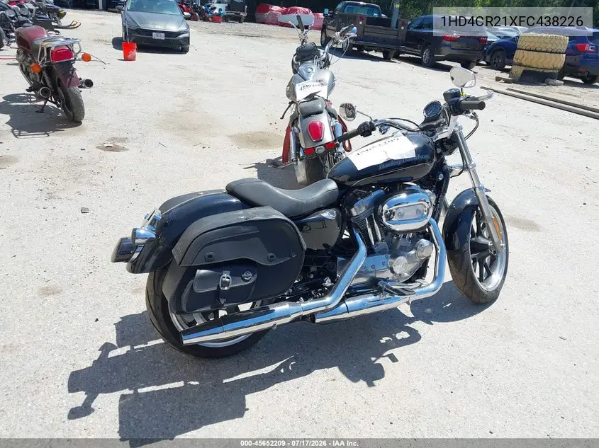 2015 Harley-Davidson Xl883 Superlow VIN: 1HD4CR21XFC438226 Lot: 45652209