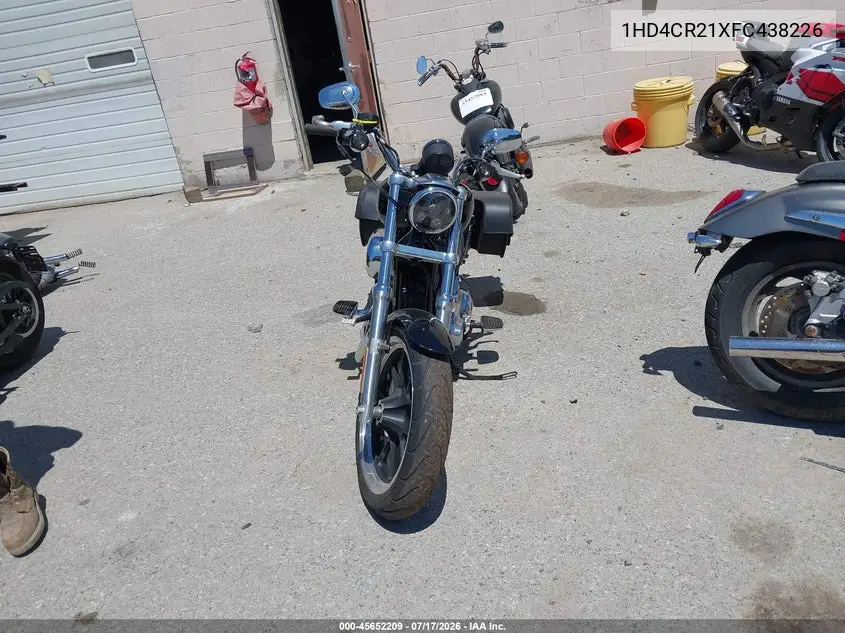 2015 Harley-Davidson Xl883 Superlow VIN: 1HD4CR21XFC438226 Lot: 45652209