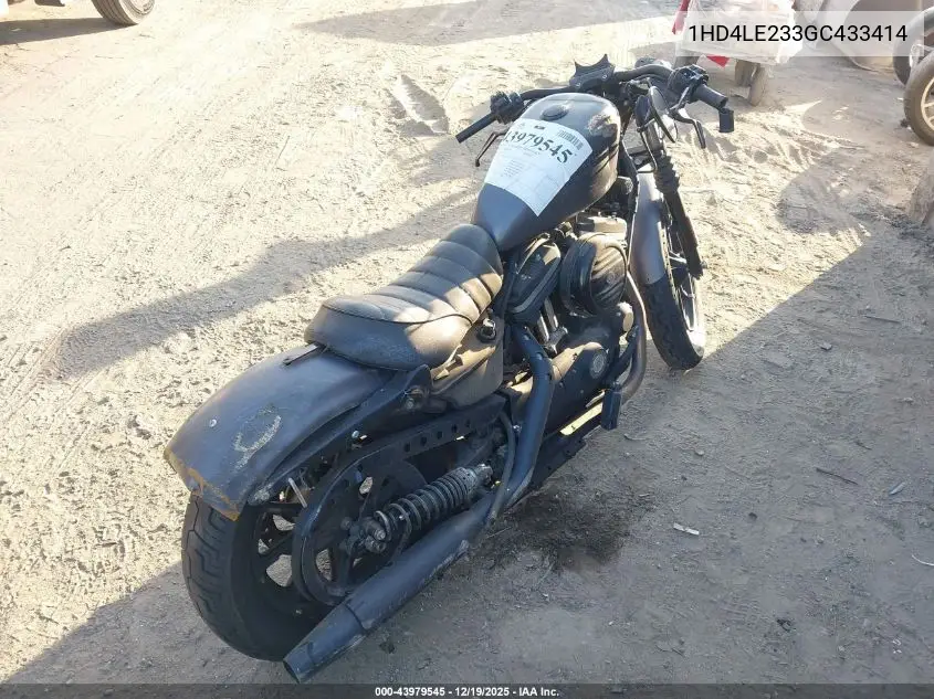 2016 Harley-Davidson Xl883 Iron 883 VIN: 1HD4LE233GC433414 Lot: 43979545