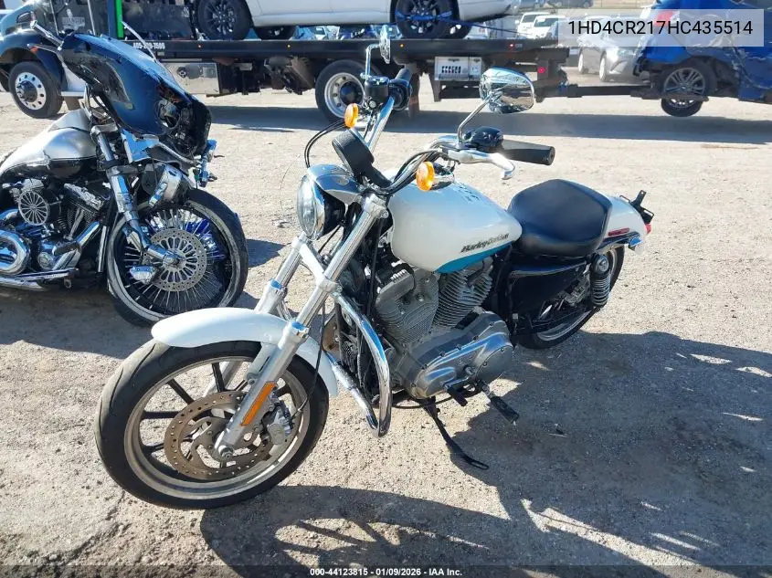 2017 Harley-Davidson Xl883 Superlow VIN: 1HD4CR217HC435514 Lot: 44123815
