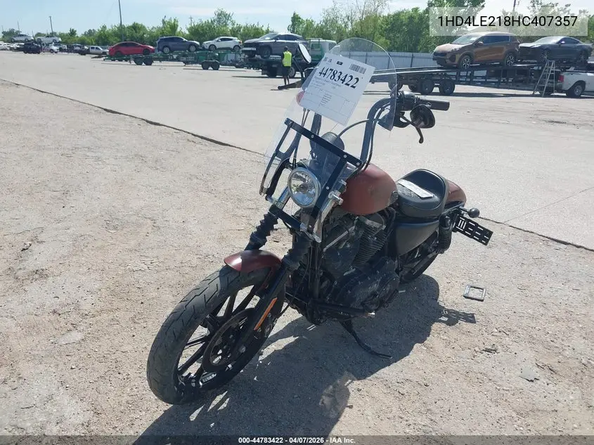 2017 Harley-Davidson Xl883 Iron 883 VIN: 1HD4LE218HC407357 Lot: 44783422