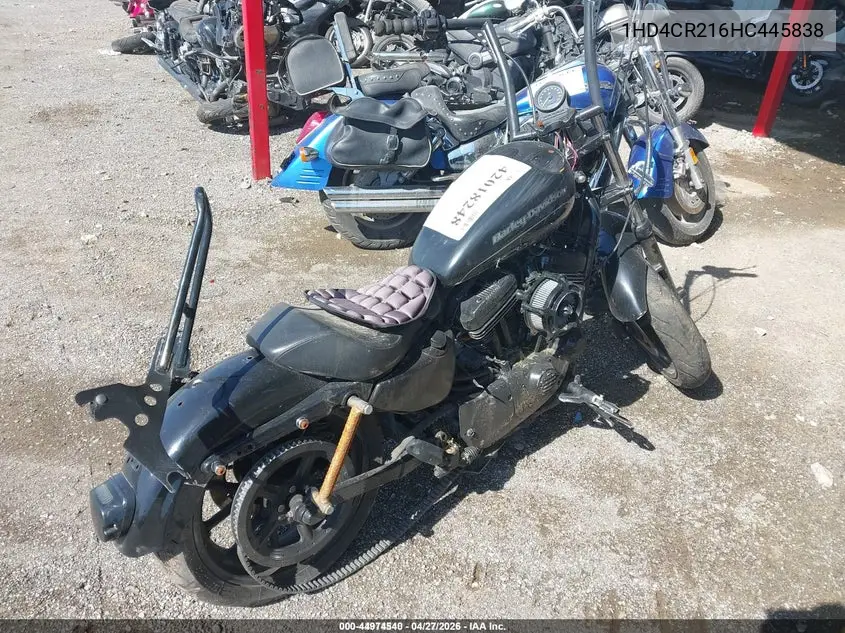 2017 Harley-Davidson Xl883 Superlow VIN: 1HD4CR216HC445838 Lot: 44974540