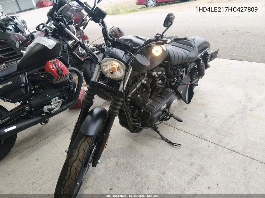 2017 Harley-Davidson Xl883 Iron 883 VIN: 1HD4LE217HC427809 Lot: 45445628