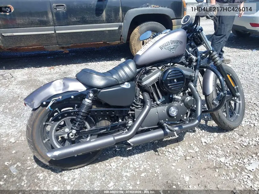 2017 Harley-Davidson Xl883 Iron 883 VIN: 1HD4LE217HC426014 Lot: 45533194