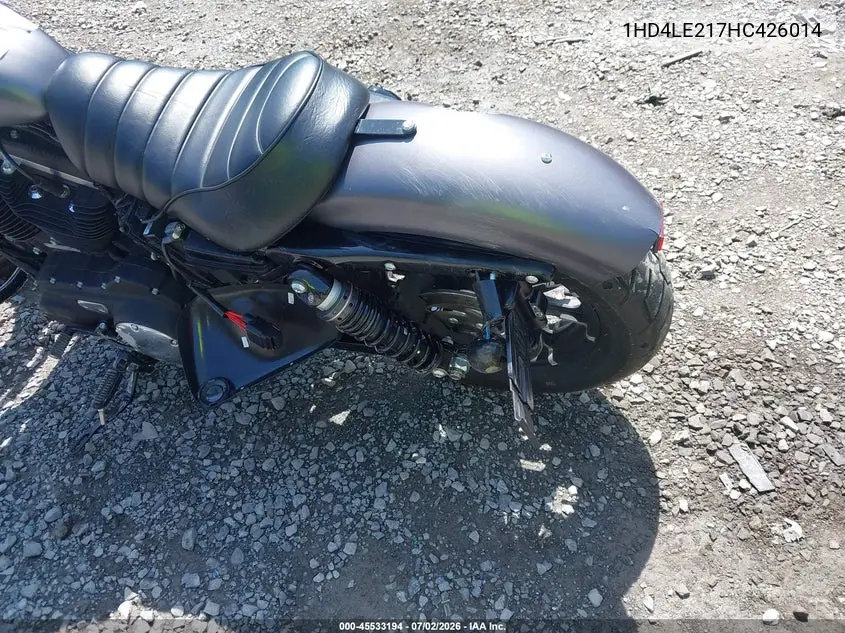 2017 Harley-Davidson Xl883 Iron 883 VIN: 1HD4LE217HC426014 Lot: 45533194