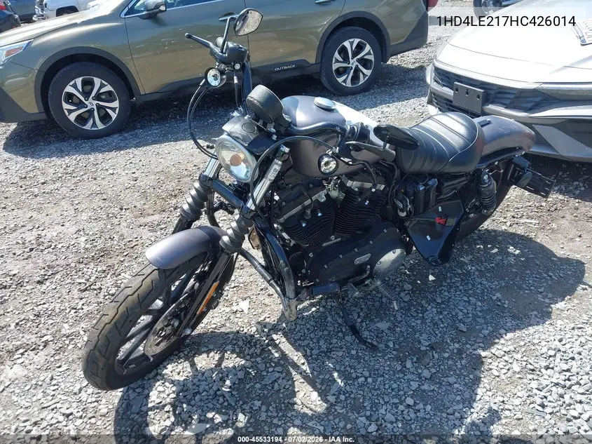 2017 Harley-Davidson Xl883 Iron 883 VIN: 1HD4LE217HC426014 Lot: 45533194
