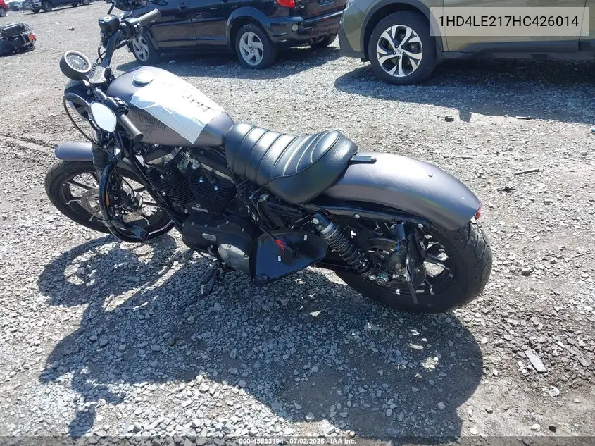 2017 Harley-Davidson Xl883 Iron 883 VIN: 1HD4LE217HC426014 Lot: 45533194