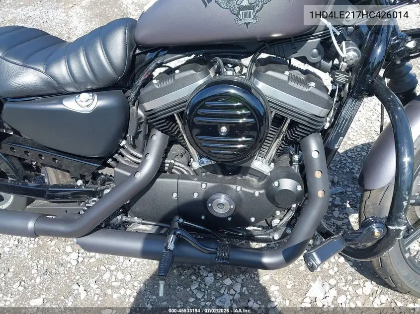 2017 Harley-Davidson Xl883 Iron 883 VIN: 1HD4LE217HC426014 Lot: 45533194