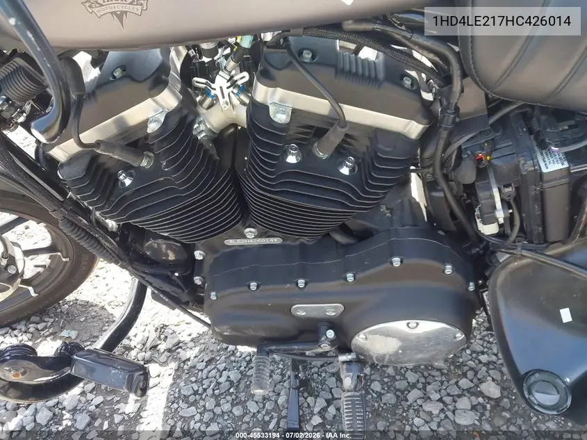 2017 Harley-Davidson Xl883 Iron 883 VIN: 1HD4LE217HC426014 Lot: 45533194