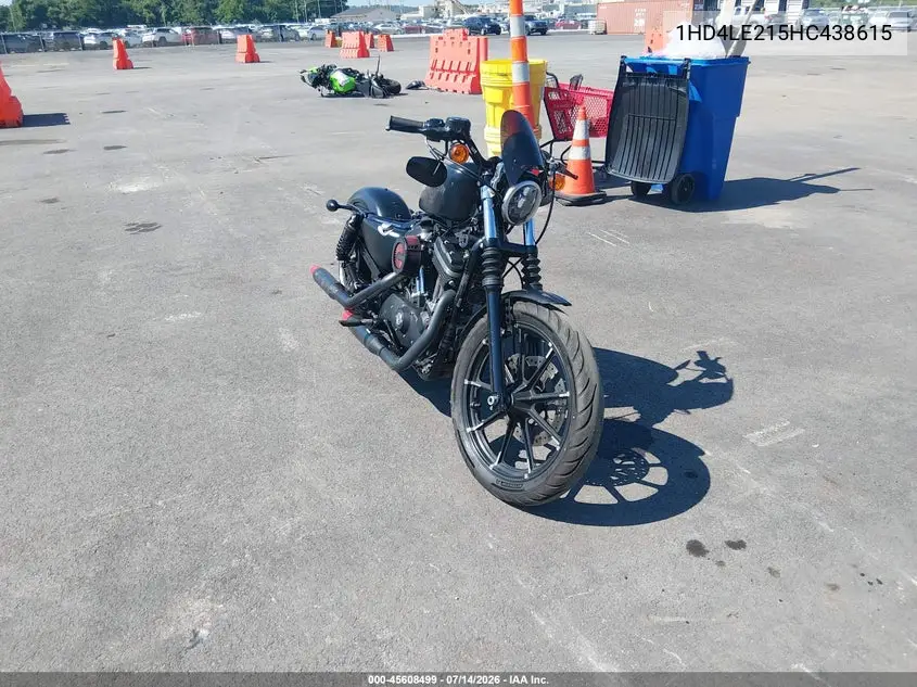2017 Harley-Davidson Xl883 Iron 883 VIN: 1HD4LE215HC438615 Lot: 45608499