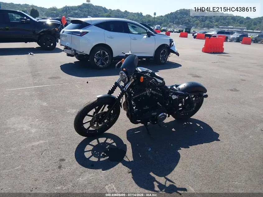 2017 Harley-Davidson Xl883 Iron 883 VIN: 1HD4LE215HC438615 Lot: 45608499