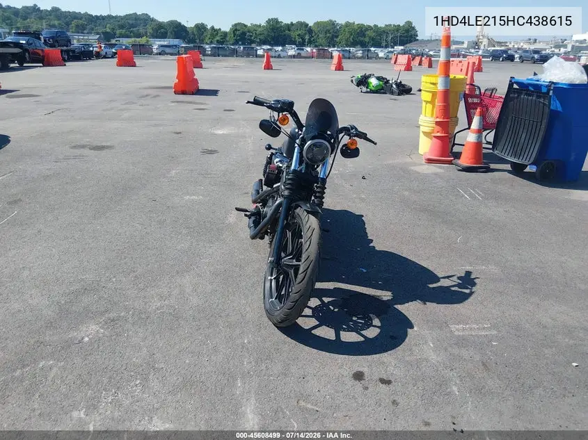 2017 Harley-Davidson Xl883 Iron 883 VIN: 1HD4LE215HC438615 Lot: 45608499