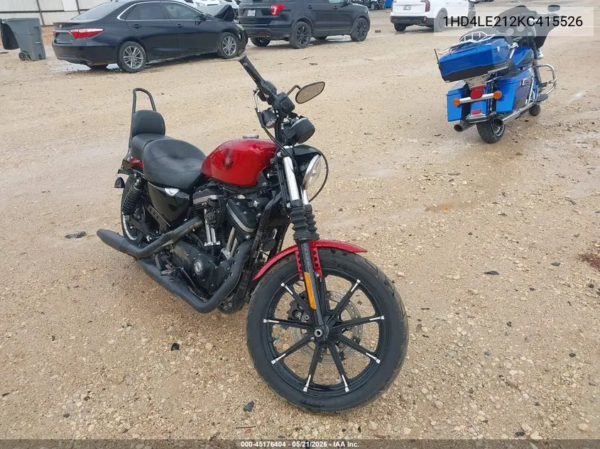 2019 Harley-Davidson Xl883 N VIN: 1HD4LE212KC415526 Lot: 45176404