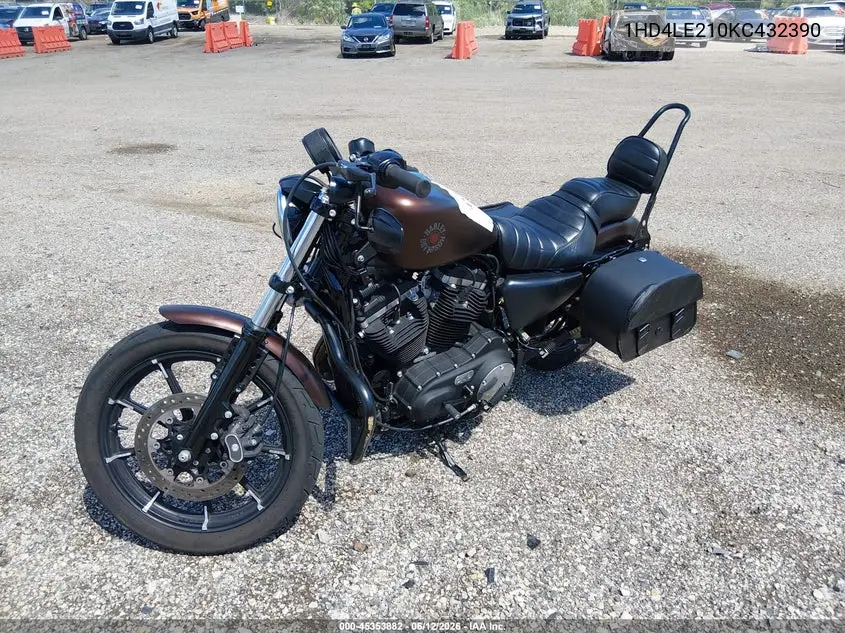 2019 Harley-Davidson Xl883 N VIN: 1HD4LE210KC432390 Lot: 45353882