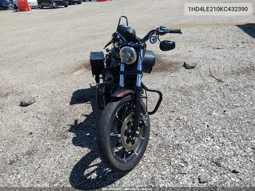 2019 Harley-Davidson Xl883 N VIN: 1HD4LE210KC432390 Lot: 45353882