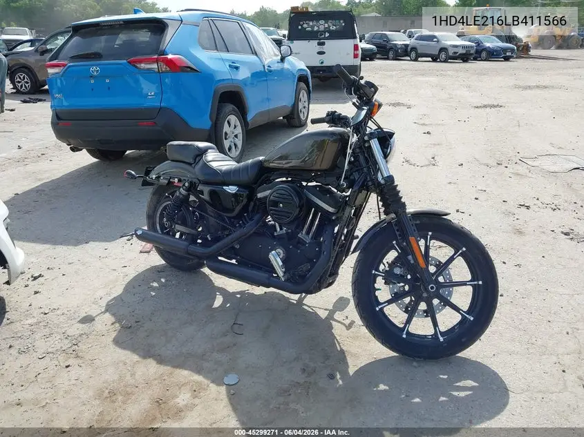 2020 Harley-Davidson Xl883 N VIN: 1HD4LE216LB411566 Lot: 45299271