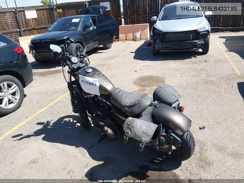 2020 Harley-Davidson Xl883 N VIN: 1HD4LE215LB422185 Lot: 45394803