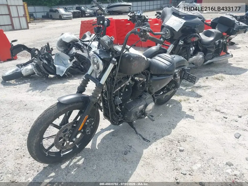 2020 Harley-Davidson Xl883 N VIN: 1HD4LE216LB433177 Lot: 45533752