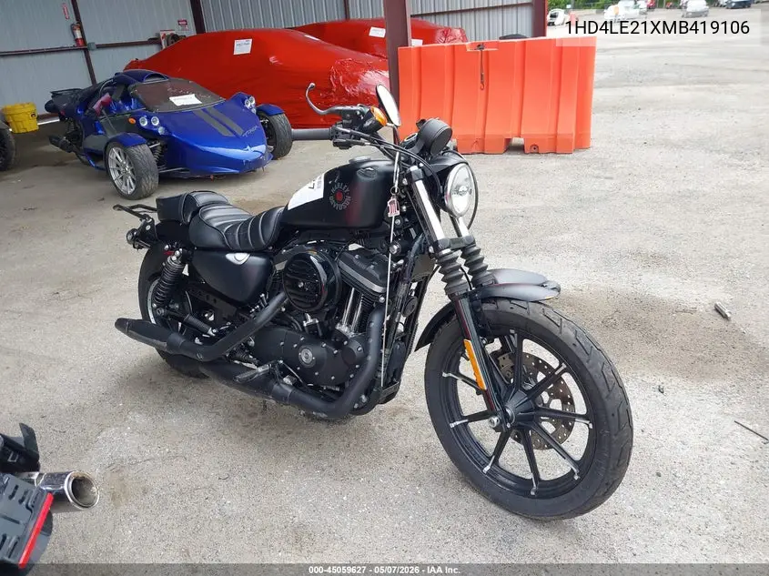 2021 Harley-Davidson Xl883 N VIN: 1HD4LE21XMB419106 Lot: 45059627