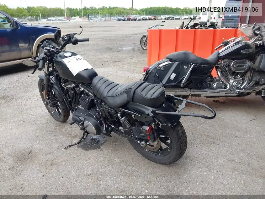 2021 Harley-Davidson Xl883 N VIN: 1HD4LE21XMB419106 Lot: 45059627