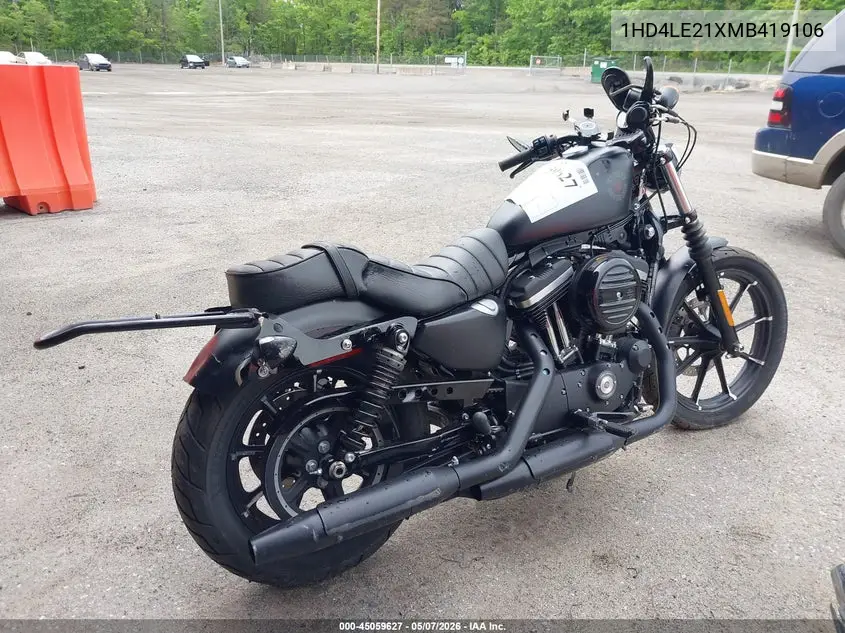 2021 Harley-Davidson Xl883 N VIN: 1HD4LE21XMB419106 Lot: 45059627