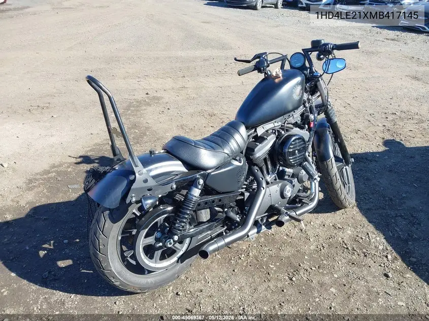 2021 Harley-Davidson Xl883 N VIN: 1HD4LE21XMB417145 Lot: 45069367