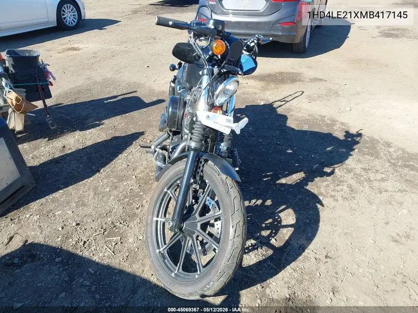 2021 Harley-Davidson Xl883 N VIN: 1HD4LE21XMB417145 Lot: 45069367