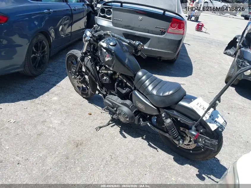 2021 Harley-Davidson Xl883 N VIN: 1HD4LE216MB418826 Lot: 45292833