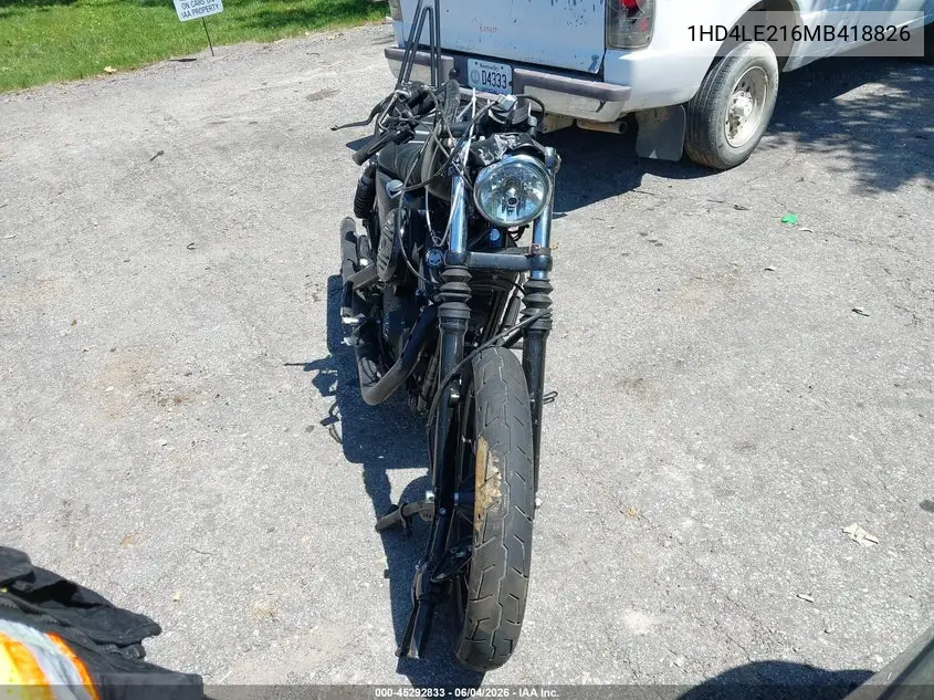 2021 Harley-Davidson Xl883 N VIN: 1HD4LE216MB418826 Lot: 45292833