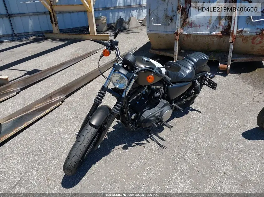 2021 Harley-Davidson Xl883 N VIN: 1HD4LE219MB406606 Lot: 45435976