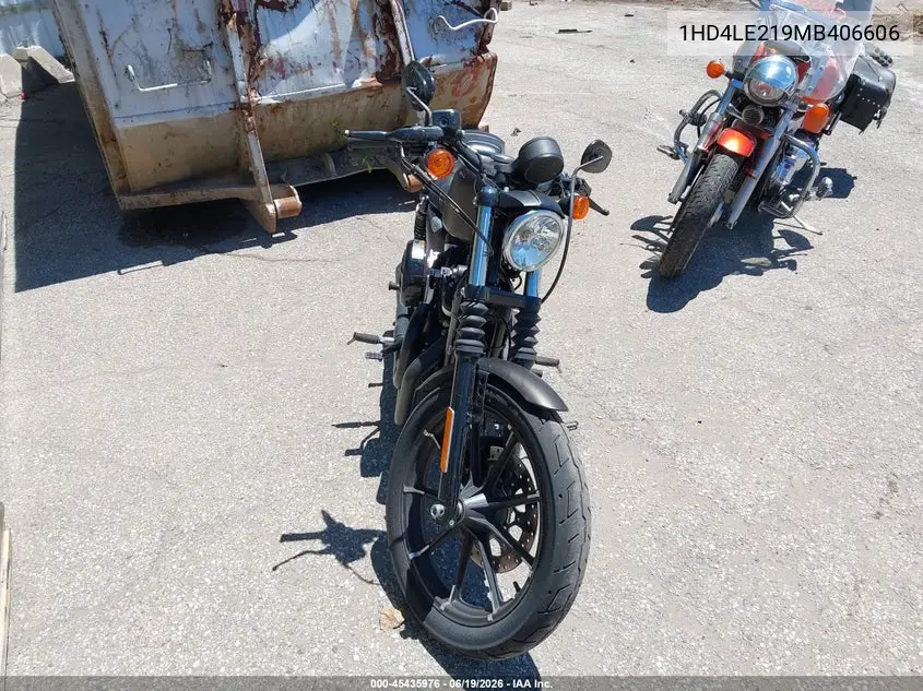 2021 Harley-Davidson Xl883 N VIN: 1HD4LE219MB406606 Lot: 45435976
