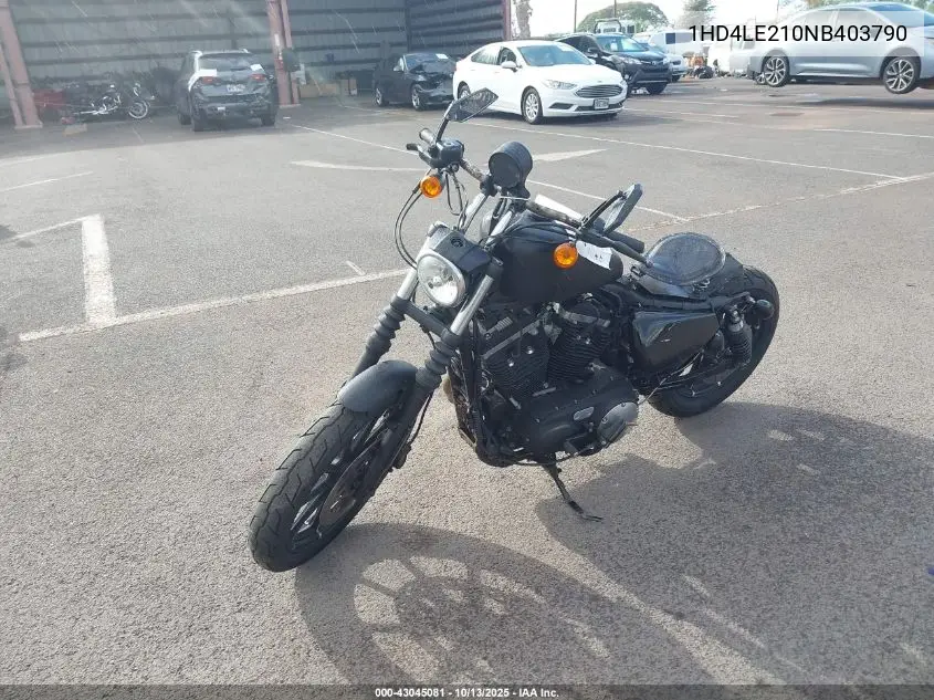 2022 Harley-Davidson Xl883 N VIN: 1HD4LE210NB403790 Lot: 43045081
