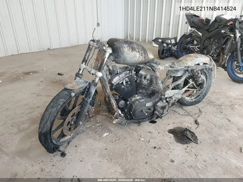 2022 Harley-Davidson Xl883 N VIN: 1HD4LE211NB414524 Lot: 44512025