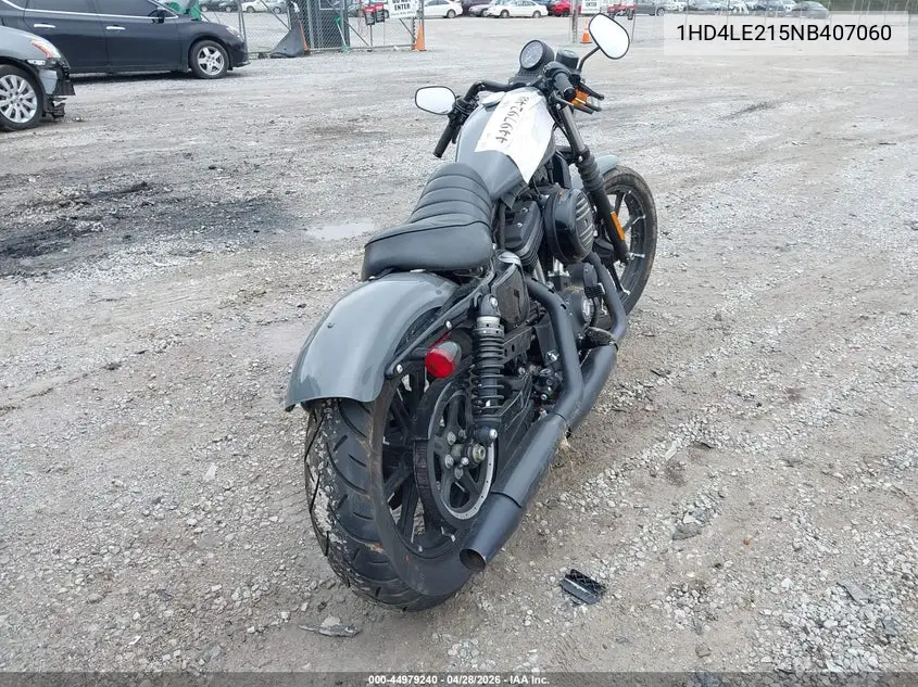 2022 Harley-Davidson Xl883 N VIN: 1HD4LE215NB407060 Lot: 44979240