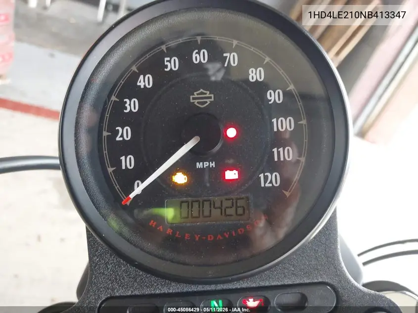 2022 Harley-Davidson Xl883 N VIN: 1HD4LE210NB413347 Lot: 45086429