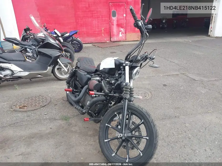 2022 Harley-Davidson Xl883 N VIN: 1HD4LE218NB415122 Lot: 45411484