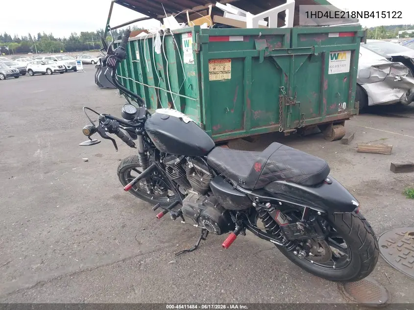 2022 Harley-Davidson Xl883 N VIN: 1HD4LE218NB415122 Lot: 45411484