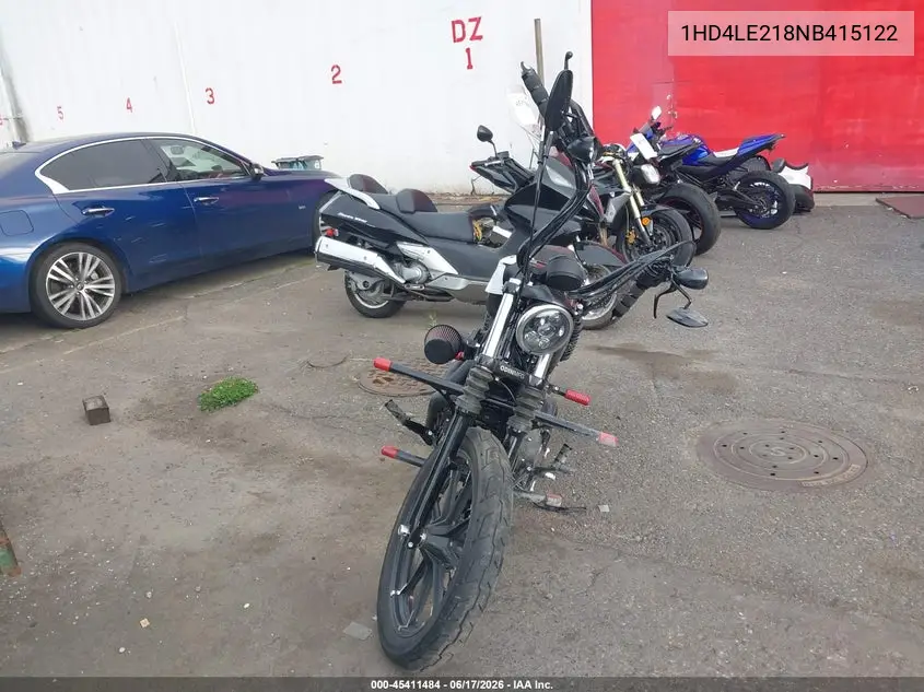 2022 Harley-Davidson Xl883 N VIN: 1HD4LE218NB415122 Lot: 45411484