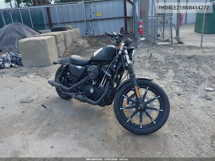 2022 Harley-Davidson Xl883 N VIN: 1HD4LE218NB414777 Lot: 45503293
