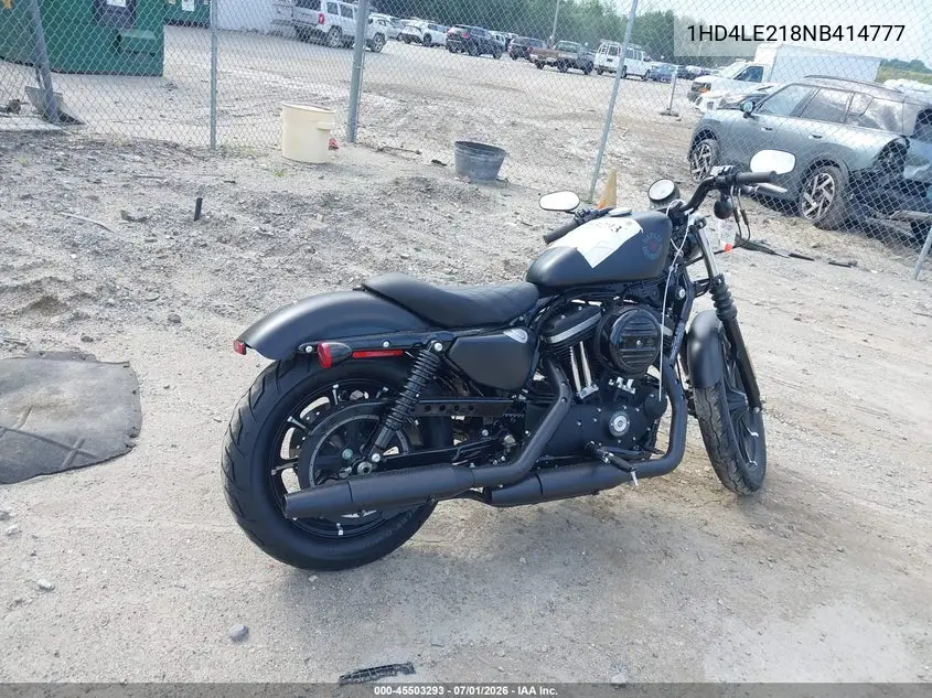 2022 Harley-Davidson Xl883 N VIN: 1HD4LE218NB414777 Lot: 45503293