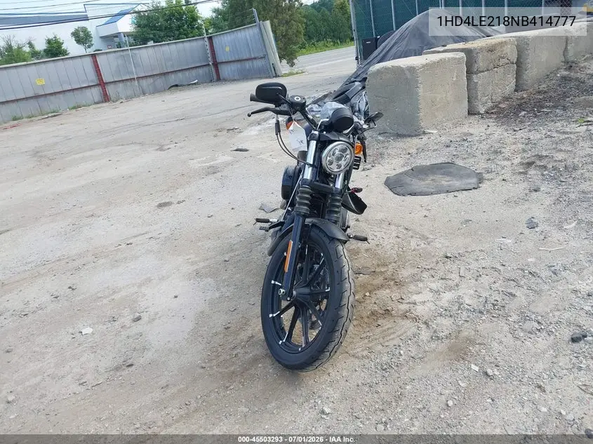 2022 Harley-Davidson Xl883 N VIN: 1HD4LE218NB414777 Lot: 45503293