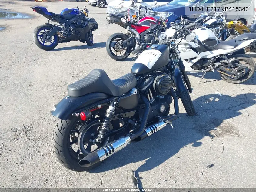 2022 Harley-Davidson Xl883 N VIN: 1HD4LE217NB415340 Lot: 45514341