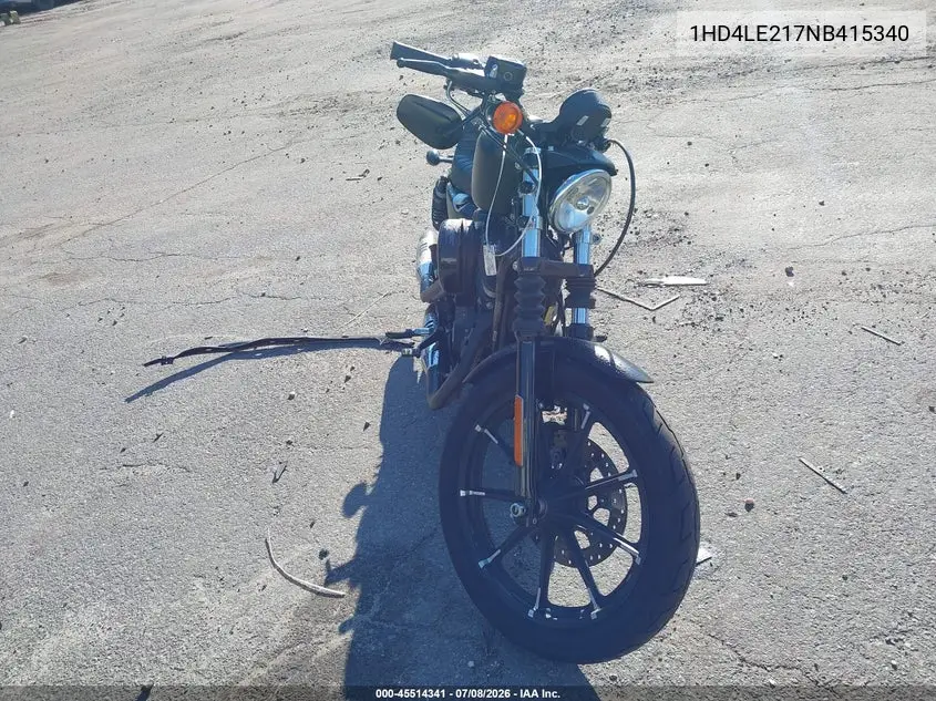 2022 Harley-Davidson Xl883 N VIN: 1HD4LE217NB415340 Lot: 45514341