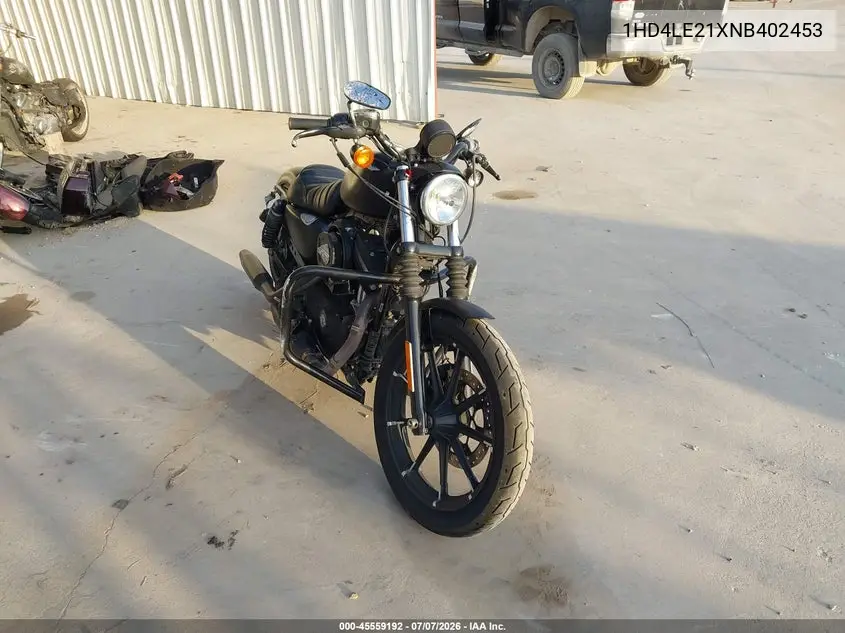 2022 Harley-Davidson Xl883 N VIN: 1HD4LE21XNB402453 Lot: 45559192